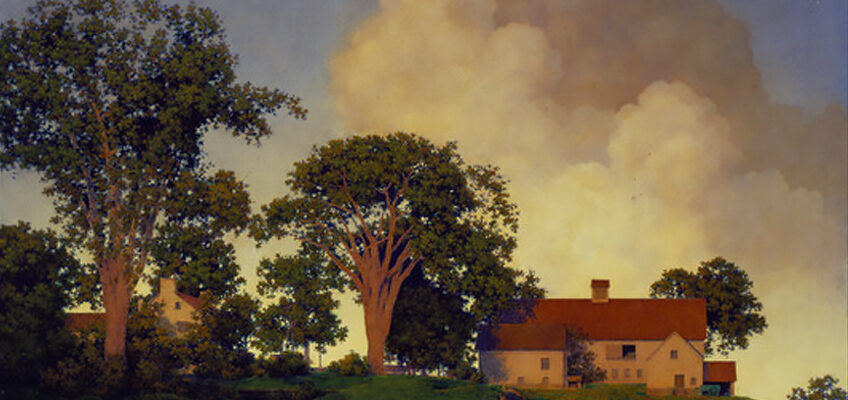 Hunt Farm by Maxfield Parrish